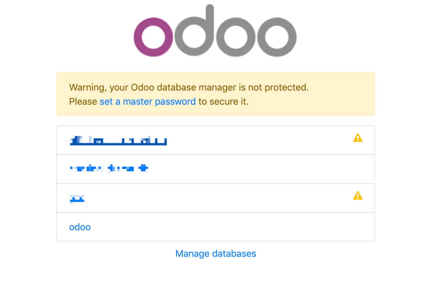 odoo-database